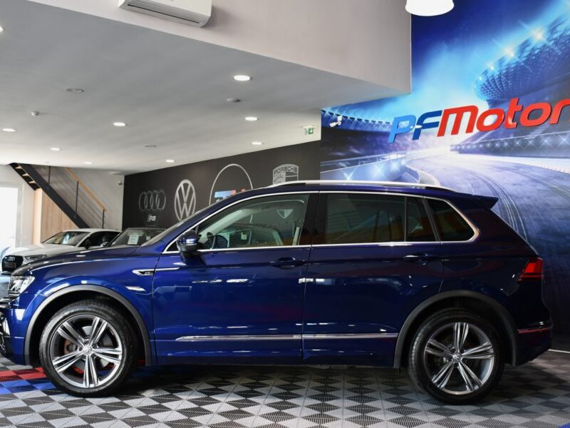 Volkswagen Tiguan R-Line Carat 2.0 TDI 190 DSG 4Motion GPS Virtual Attelage Front Lane Alcantara JA 19