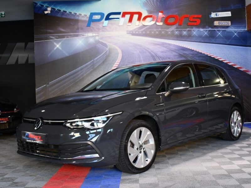 Volkswagen Golf 8 Style 1.5 TSI 150 BVM6 GPS Virtual ACC Alcantara Ergo Lane Front Attelage JA 17