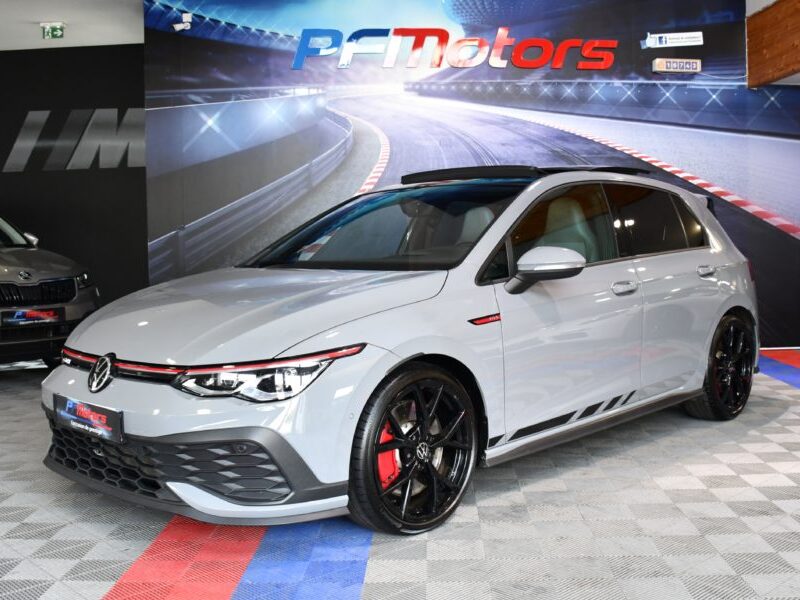 Volkswagen Golf 8 GTI Clubsport 2.0 TSI 300 DSG GPS Virtual Front Harman Cuir TO IQ Light Mode Spécial Tête Haute JA 19 R