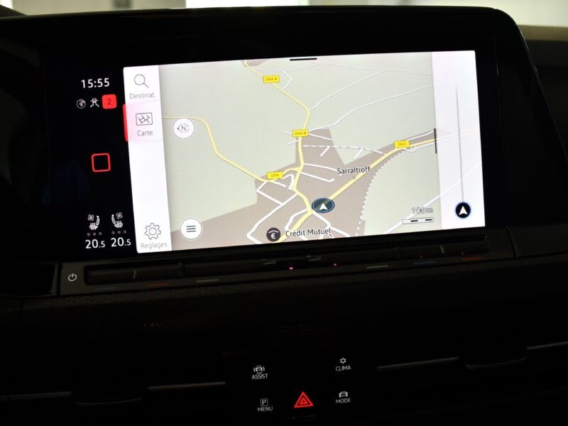 Volkswagen Golf 8 GTI Clubsport 2.0 TSI 300 DSG GPS Virtual Front Harman Cuir TO IQ Light Mode Spécial Tête Haute JA 19 R