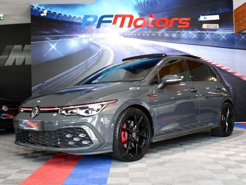 Volkswagen Golf 8 GTI 2.0 TSI 245 DSG GPS TO Affichage Tête Haute ACC Volant Chauffant IQ Light Caméra Car Play JA 19 R