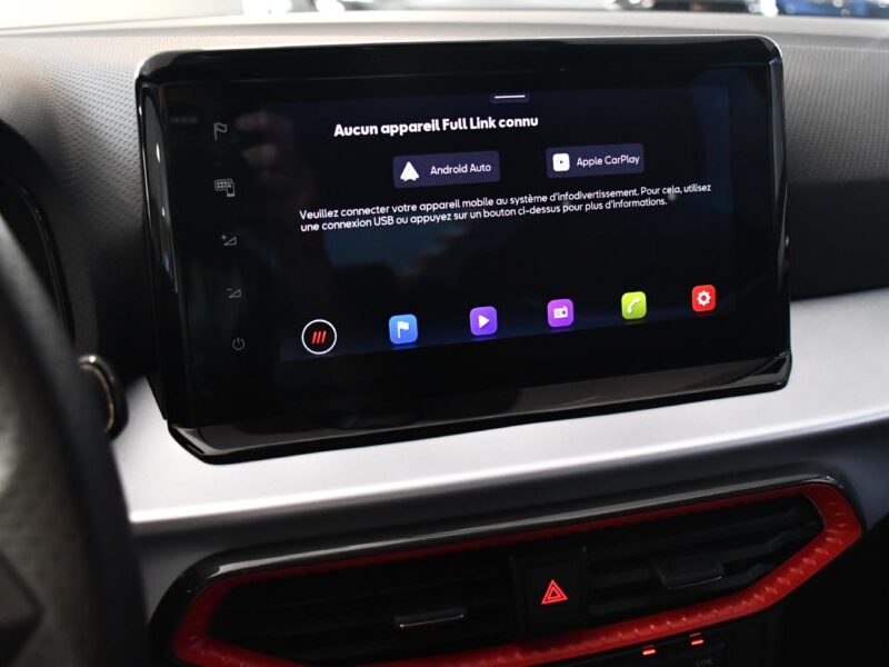 Séat Ibiza FR 1.0 TSI 116 BVM6 GPS Virtual Mode Front Lane Full Linck JA 17 Garantie Séat 11/2026