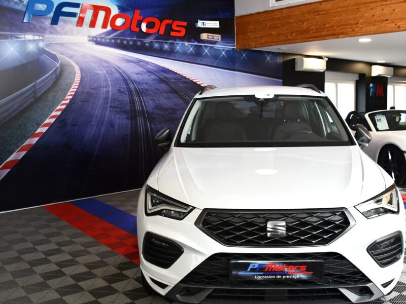 Séat Ateca FR 1.5 TSI 150 DSG GPS Virtual Lane Front Car Play Attelage ACC DCC Volant Chauffant JA 18