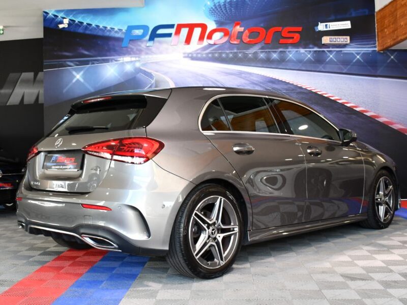 Mercedes Benz Classe A 200 AMG Line 150 BVA GPS M-Bux Caméra AV + AR Burmester Freinage Mode Car Play JA 18