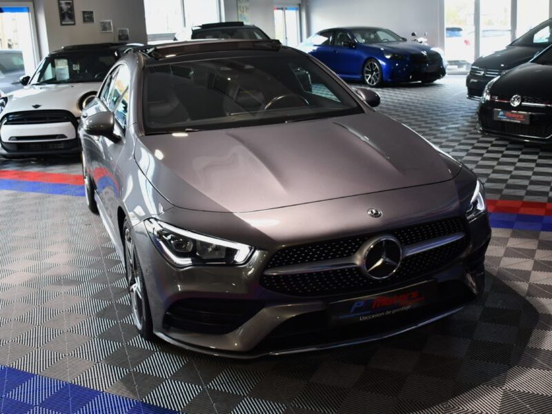 Mercedes Benz CLA 220 AMG Line 2.0 190 BVA GPS Pro M-Bux LED Caméra Freinage TO Attelage JA 18