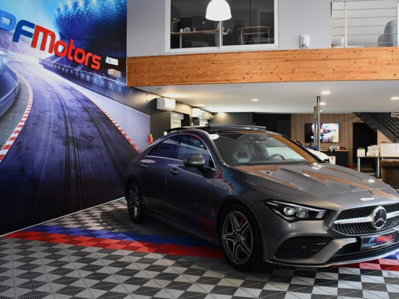 Mercedes Benz CLA 220 AMG Line 2.0 190 BVA GPS Pro M-Bux LED Caméra Freinage TO Attelage JA 18