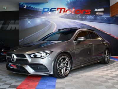 Mercedes Benz CLA 220 AMG Line 2.0 190 BVA GPS Pro M-Bux LED Caméra Freinage TO Attelage JA 18