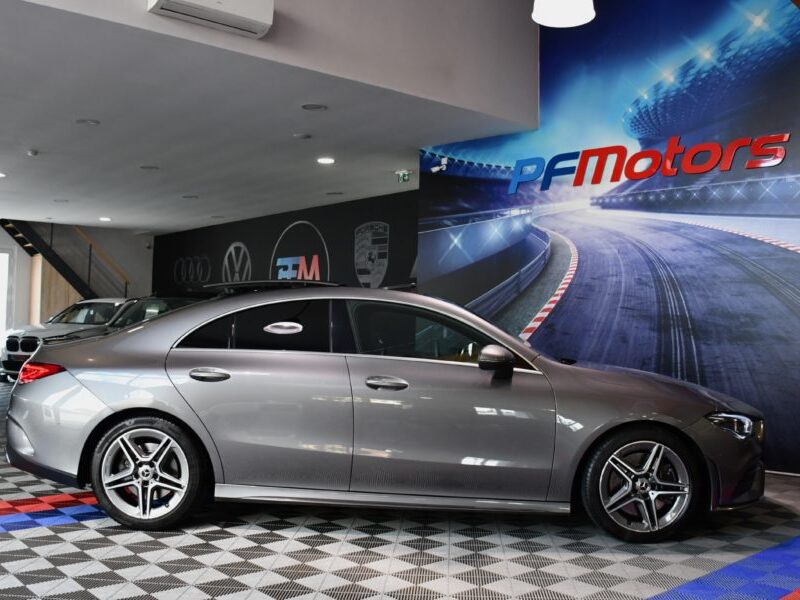 Mercedes Benz CLA 220 AMG Line 2.0 190 BVA GPS Pro M-Bux LED Caméra Freinage TO Attelage JA 18