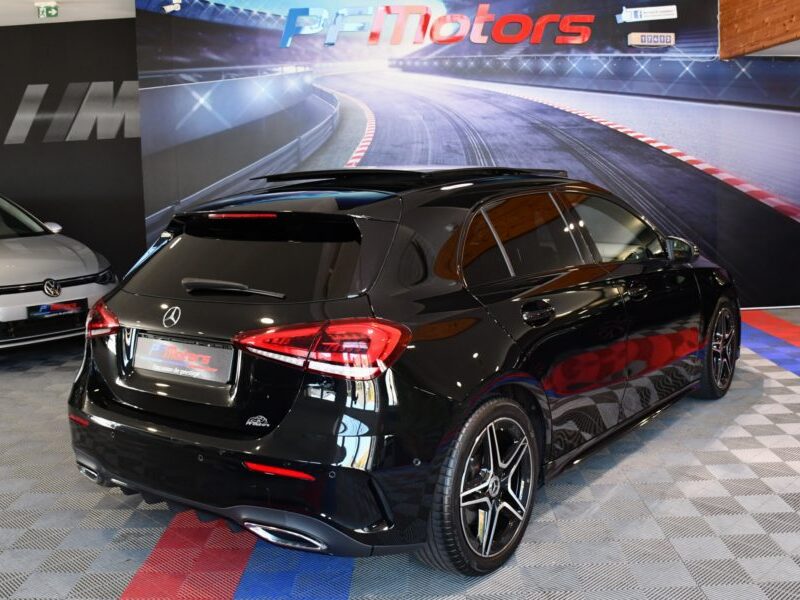 Mercedes Benz Classe A 220 AMG Line BVA GPS Pro TO M-Bux Lumière D’ambiance LED Car Play Caméra Freinage JA 18