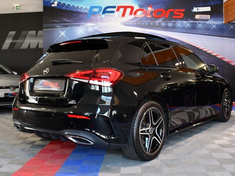 Mercedes Benz Classe A 220 AMG Line BVA GPS Pro TO M-Bux Lumière D’ambiance LED Car Play Caméra Freinage JA 18