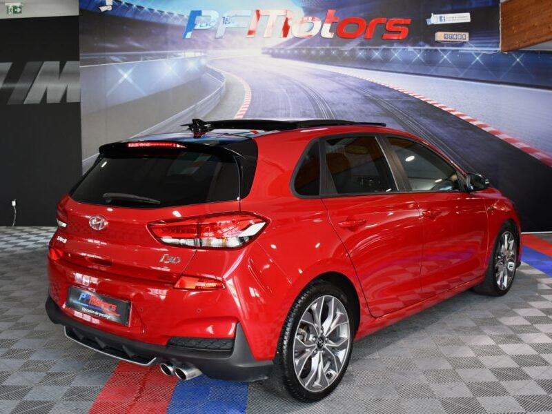 Hyundai I30 N-Line 1.4 TGDI 140 DCT GPS Caméra Régulateur Cuir Alcantara Toit Ouvrant Drive Mode JA 18 Pas De Malus