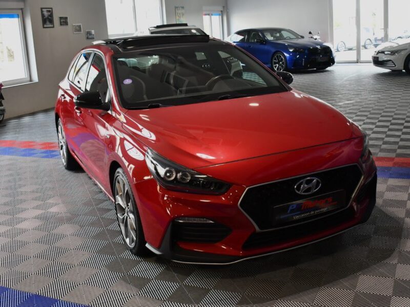 Hyundai I30 N-Line 1.4 TGDI 140 DCT GPS Caméra Régulateur Cuir Alcantara Toit Ouvrant Drive Mode JA 18 Pas De Malus
