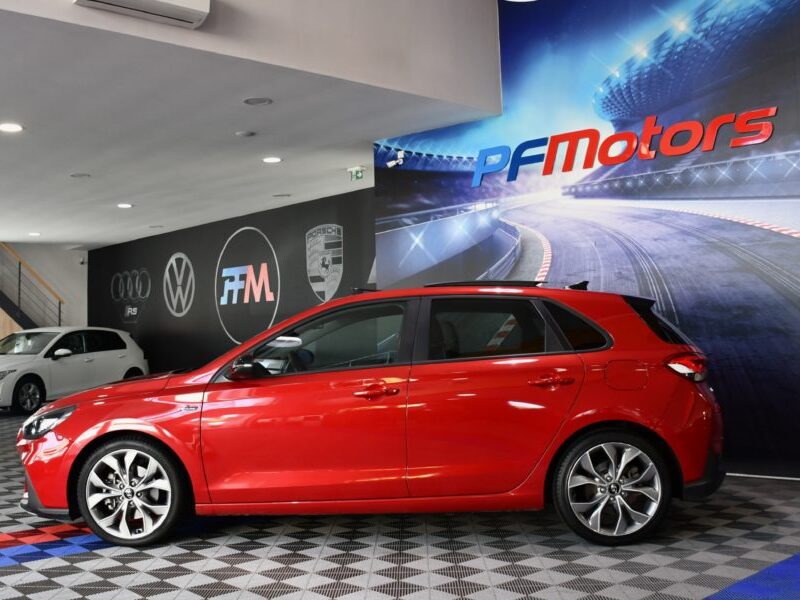 Hyundai I30 N-Line 1.4 TGDI 140 DCT GPS Caméra Régulateur Cuir Alcantara Toit Ouvrant Drive Mode JA 18 Pas De Malus