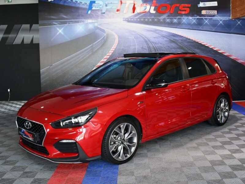 Hyundai I30 N-Line 1.4 TGDI 140 DCT GPS Caméra Régulateur Cuir Alcantara Toit Ouvrant Drive Mode JA 18 Pas De Malus