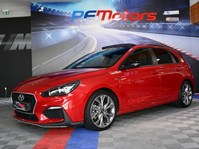 Hyundai I30 N-Line 1.4 TGDI 140 DCT GPS Caméra Régulateur Cuir Alcantara Toit Ouvrant Drive Mode JA 18 Pas De Malus
