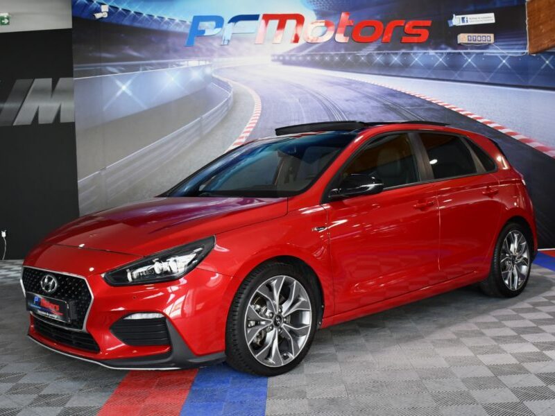 Hyundai I30 N-Line 1.4 TGDI 140 DCT GPS Caméra Régulateur Cuir Alcantara Toit Ouvrant Drive Mode JA 18 Pas De Malus