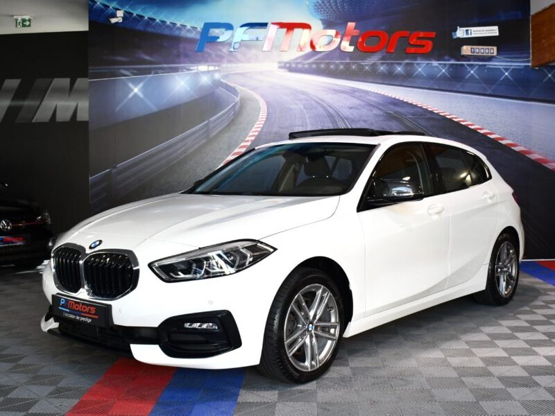 BMW 118dA SportLine 150 BVA GPS Hifi Pro TO Car Play Virtual Affichage Tête Haute Semi Cuir LED JA 17