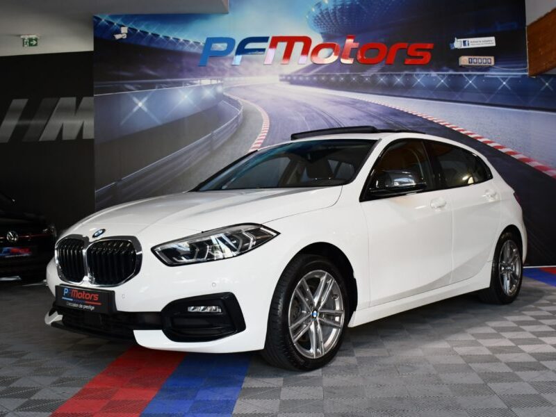 BMW 118dA SportLine 150 BVA GPS Hifi Pro TO Car Play Virtual Affichage Tête Haute Semi Cuir LED JA 17