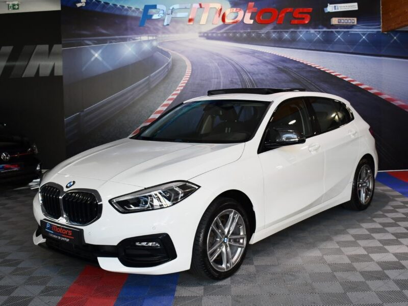 BMW 118dA SportLine 150 BVA GPS Hifi Pro TO Car Play Virtual Affichage Tête Haute Semi Cuir LED JA 17