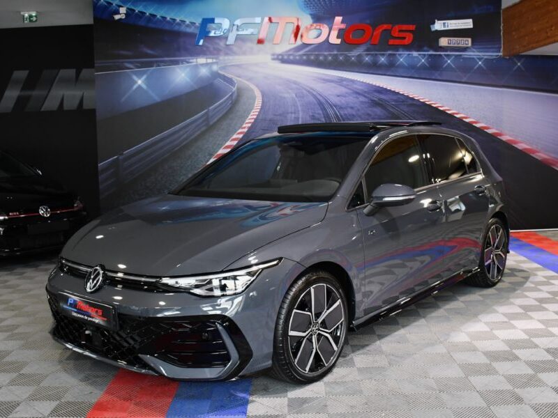 Volkswagen Golf 8 R-Line 2.0 TDI 150 DSG Car Play Virtual TO Caméra AV + AR + 360 ACC Mode Induction Front Lane JA 18 Garantie Volkswagen 10/2027