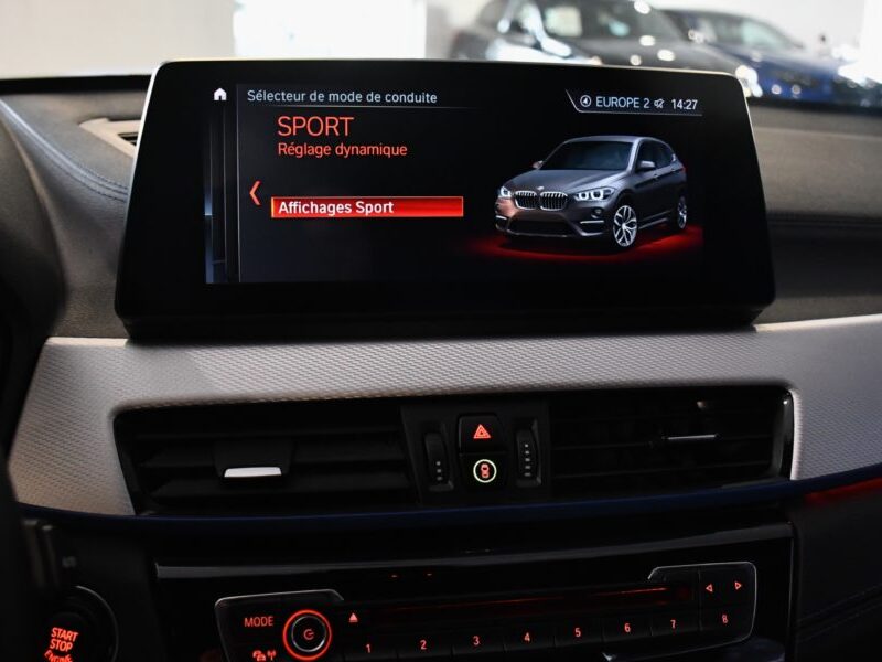 BMW X1 20d X-Drive M-Sport F48 Phase II 2.0 190 BVA GPS Caméra Affichage Tête Haute Semi Cuir Hayon LED JA 18 Pas de malus