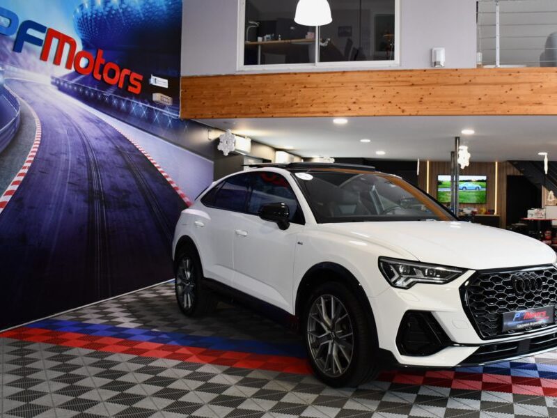 Audi Q3 Sportback S-Line 35 TFSI 150 S-Tronic Black Panel GPS Virtual TO Hayon Attelage Lane ACC Drive JA 20