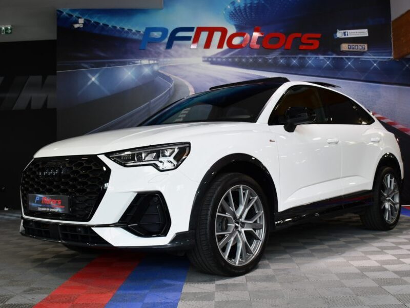 Audi Q3 Sportback S-Line 35 TFSI 150 S-Tronic Black Panel GPS Virtual TO Hayon Attelage Lane ACC Drive JA 20