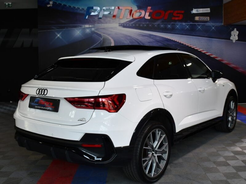 Audi Q3 Sportback S-Line 35 TFSI 150 S-Tronic Black Panel GPS Virtual TO Hayon Attelage Lane ACC Drive JA 20