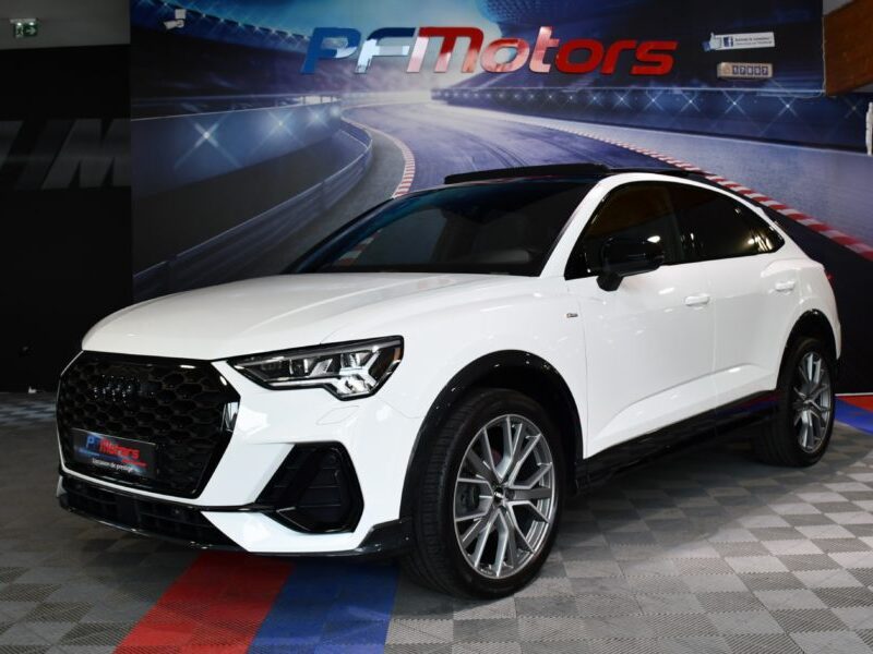 Audi Q3 Sportback S-Line 35 TFSI 150 S-Tronic Black Panel GPS Virtual TO Hayon Attelage Lane ACC Drive JA 20