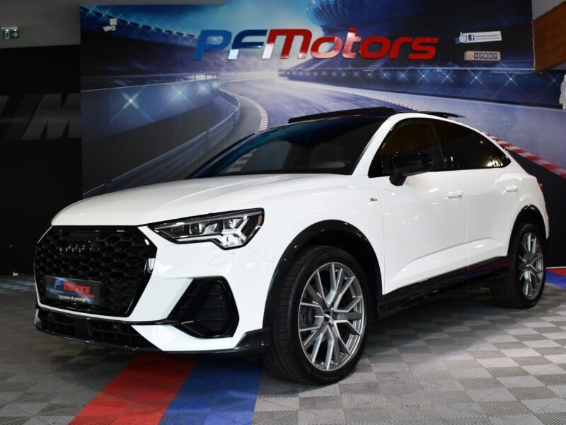 Audi Q3 Sportback S-Line 35 TFSI 150 S-Tronic Black Panel GPS Virtual TO Hayon Attelage Lane ACC Drive JA 20