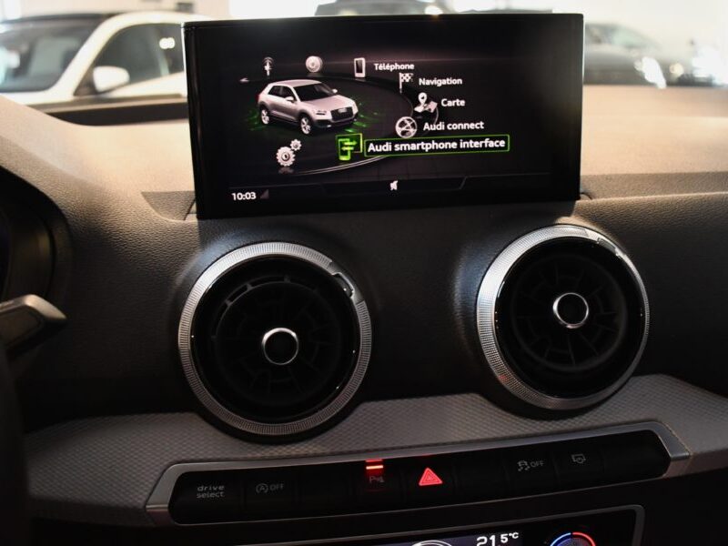 Audi Q2 Design Luxe 35 TFSI 150 S-Tronic GPS Virtual TO Caméra Régulateur Drive LED Hayon Pré Sense JA 18